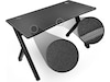Svive Cygnus Gaming desk mat sort med grå sømme Gamingdesk