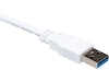 USB-A til USB-C kabel 2m (hvid) USB-kabler