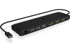 ICY BOX IB-DK2116-C Multi Docking Dockingstation og USB-hub