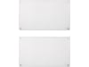 Mill Glas panelovn 700W (hvid) 2-pack Varmepaneler
