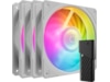 Cooler Master Mobius 120p ARGB Ventilator 3pk (sort) Blæsere
