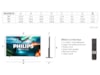 Philips 55" MLED810/12 QD Smart MiniLed TV (2025) 50 - 59 tommer TV