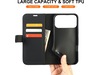 iiglo iPhone 17 Pro Max Wallet Cover (sort) Mobilcover