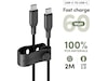 PanzerGlass Racing 60W USB-C kabel, 2m (sort) USB-kabler