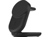 Belkin UltraCharge 3-i-1 Qi2 trådløs oplader (sort) Trådløs oplader