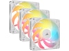 Corsair RS120-R ARGB PWM Reverse Ventilator 3pk (hvidt) Blæsere
