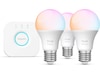 Philips Hue WCA Essential Starter Pack (3x E27 + Bridge) LED-pærer & elpærer