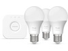 Philips Hue WCA Essential Starter Pack (3x E27 + Bridge) LED-pærer & elpærer