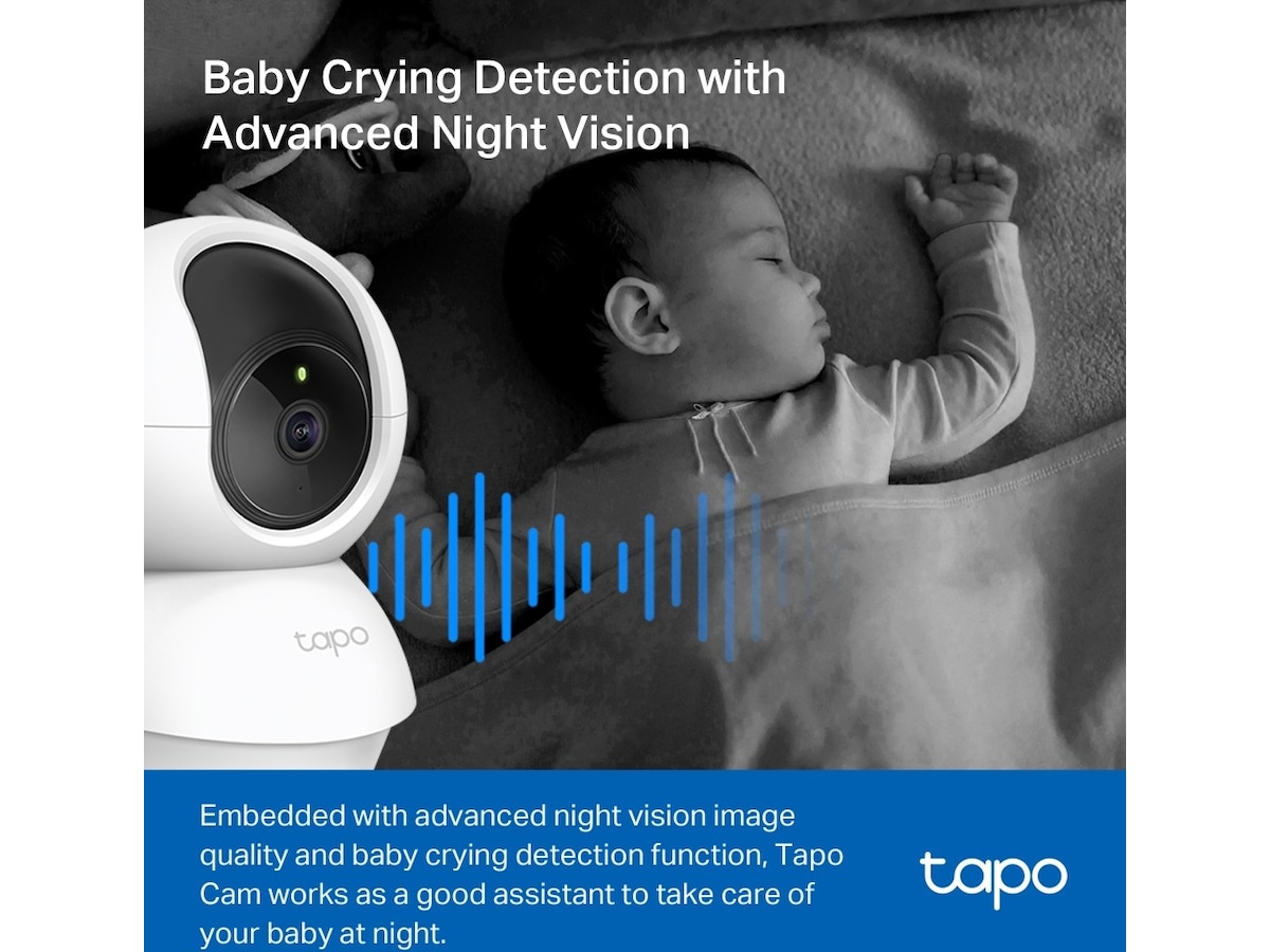 TP-Link Tapo C200 Overvågningskamera(hvid) Overvågningskameraer