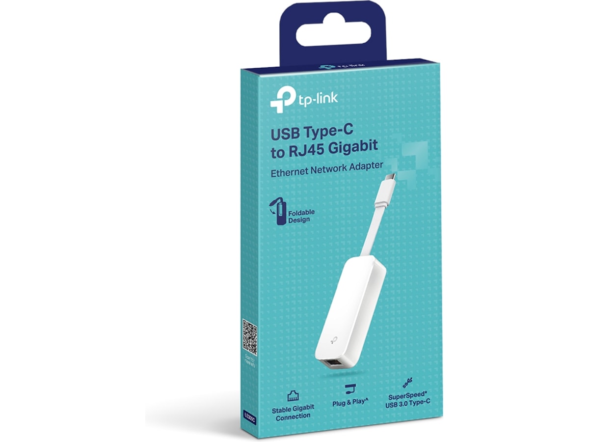 TP-Link UE300C USB-C til Ethernet adapter (hvid) Netkort