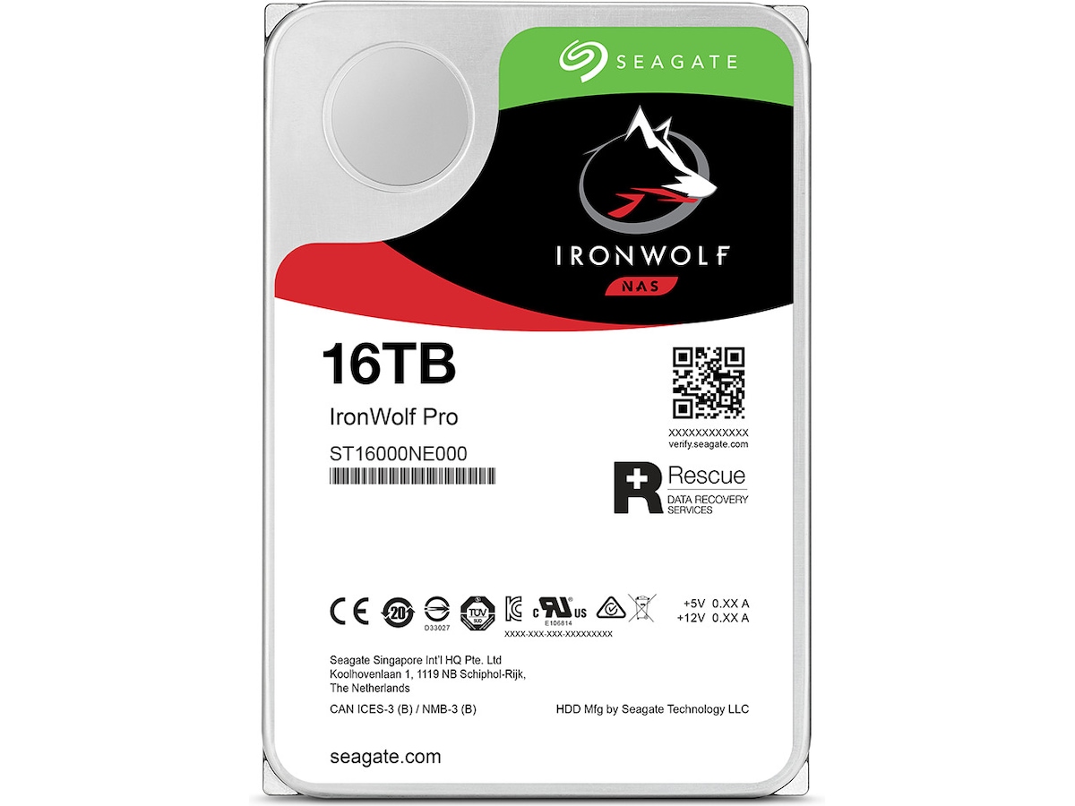 Seagate IronWolf Pro 16TB Harddisk 3,5