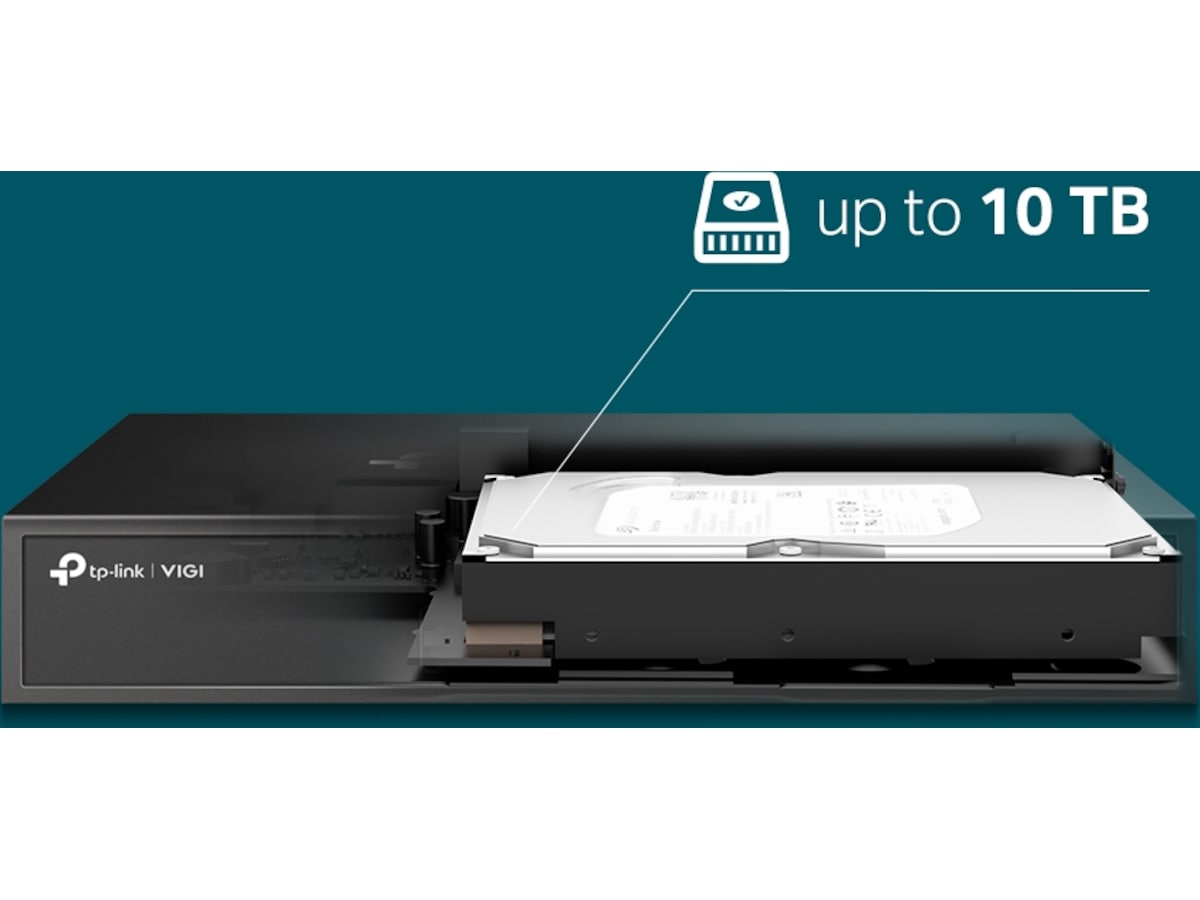TP-Link VIGI NVR1008H Network video recorder Tilbehør til overvågningskameraer