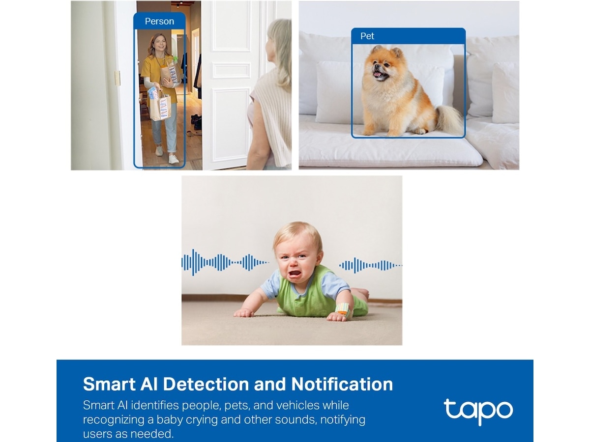 TP-Link Tapo C125 indendørs overvågningskamera Overvågningskameraer