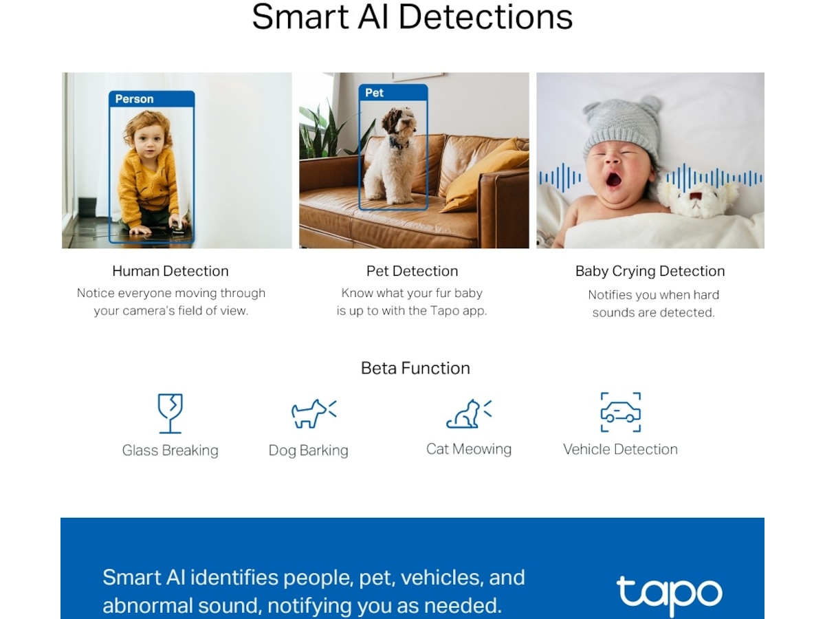 TP-Link Tapo C220 indendørs overvågningskamera Overvågningskameraer
