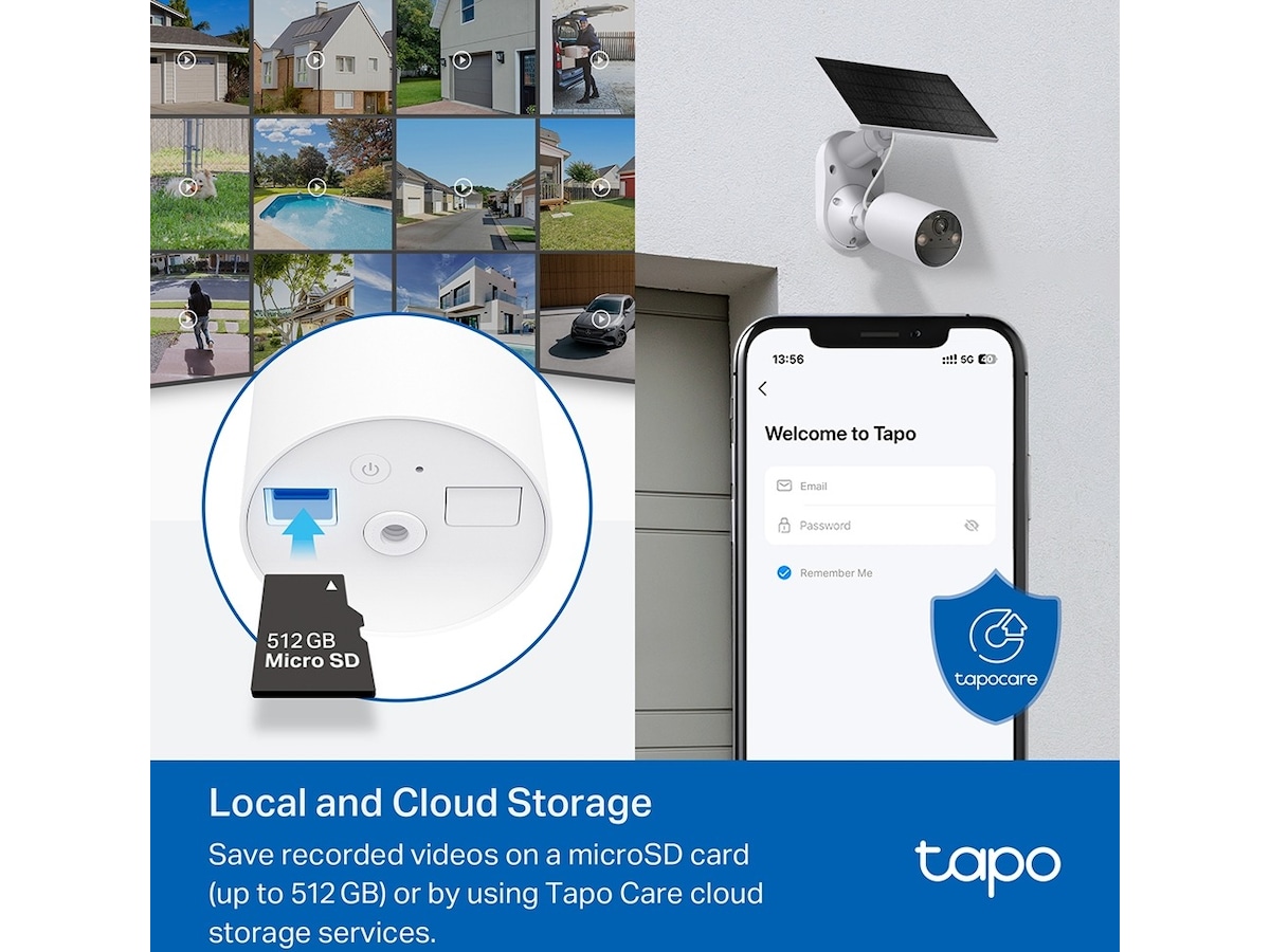 TP-Link Tapo C410 KIT solcelledrevet overvågningskamera Overvågningskameraer