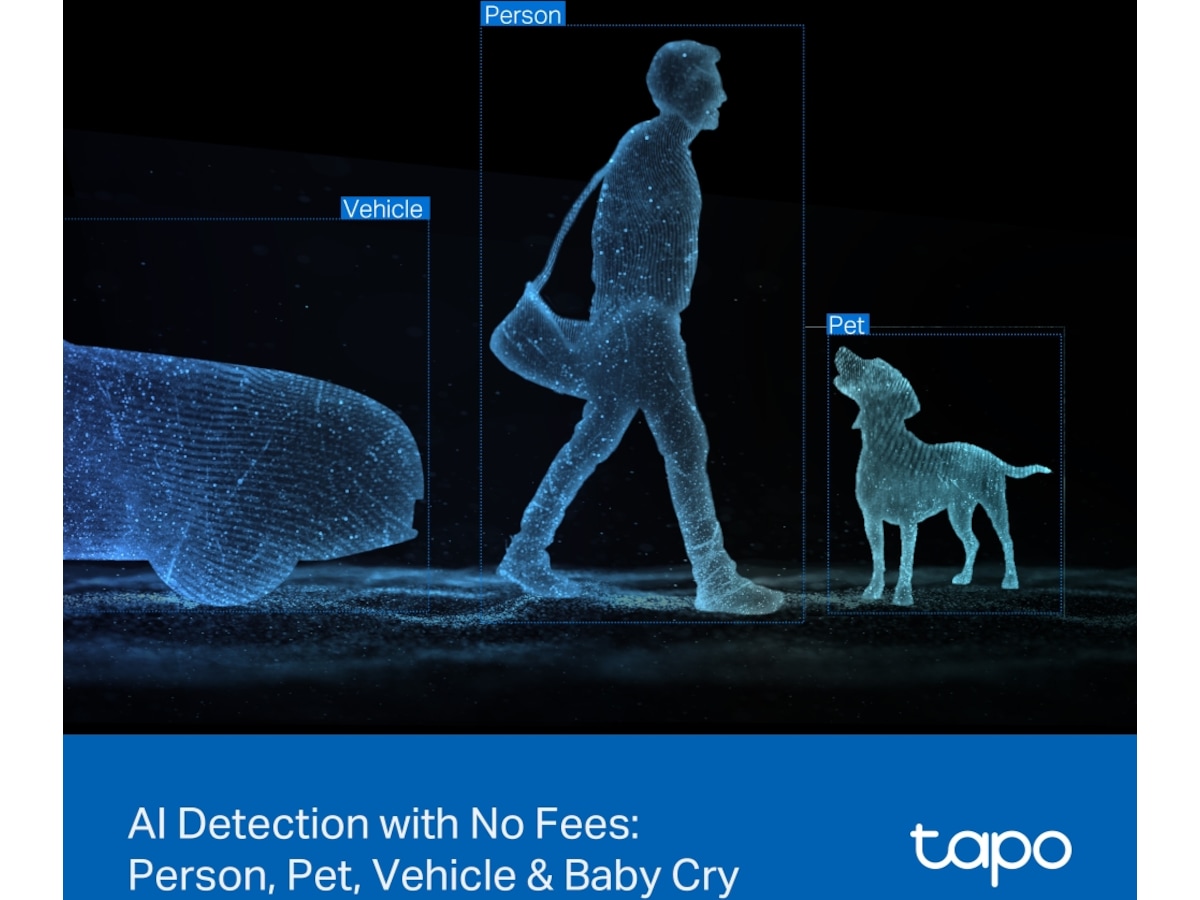 TP-Link Tapo C246D  Indoor/Outdoor Dual Lens overvågningskamera Overvågningskameraer