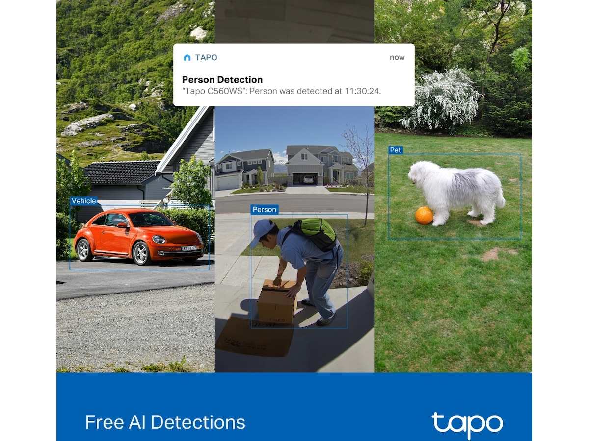 TP-Link Tapo C560WS 4K udendørs sikkerhedskamera Overvågningskameraer