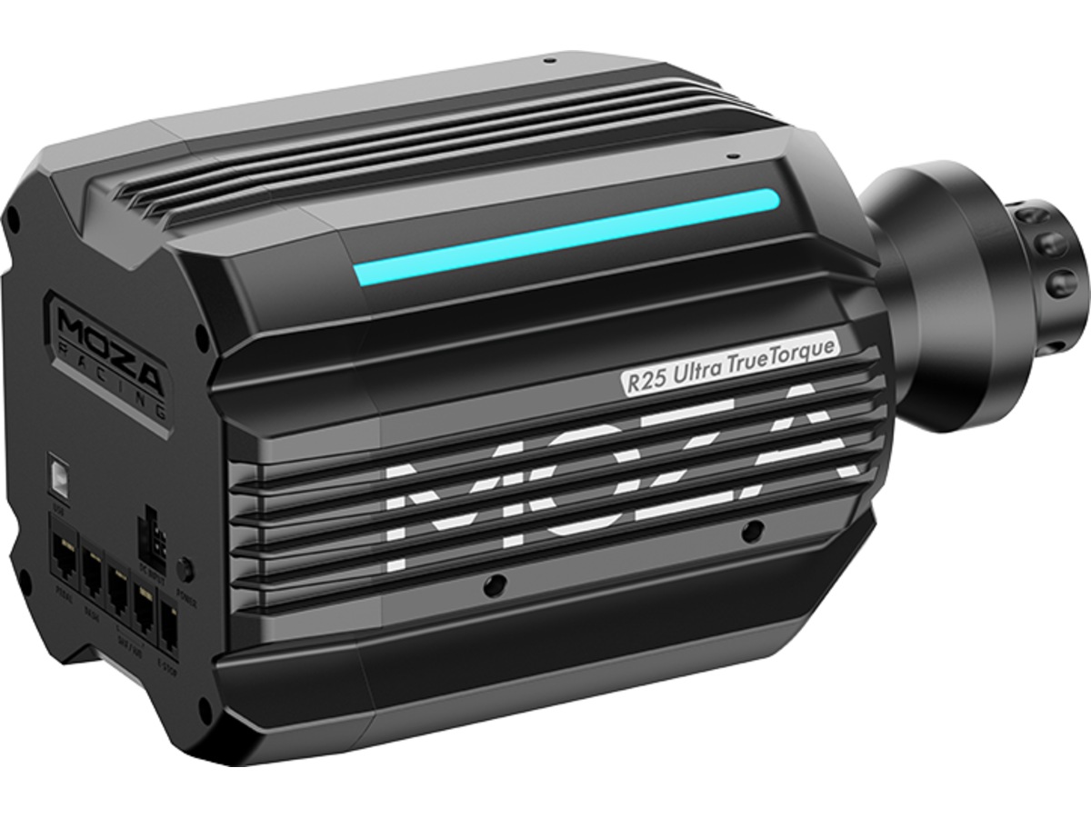 MOZA R25 Ultra True Torque DD Akselbase Rat og pedaler