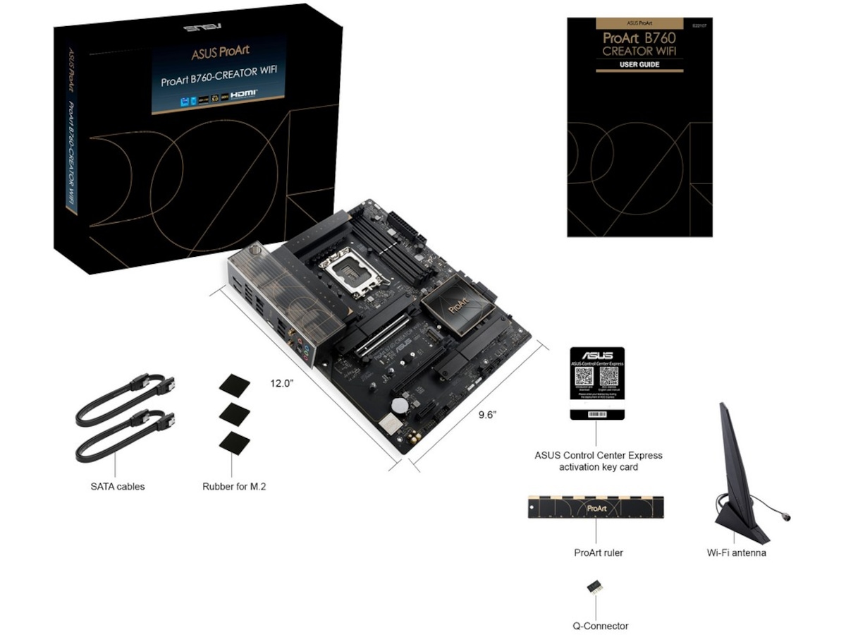 Asus ProArt B760-CREATOR WIFI Bundkort Intel Socket