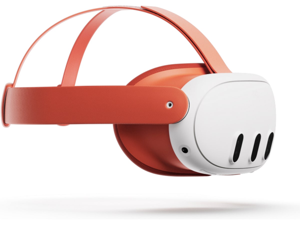 Meta ansigtsflade og hovedstrop (orange) VR-tilbehør