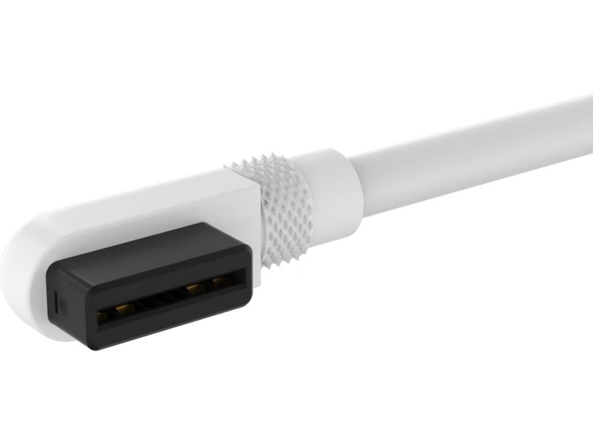 Corsair iCUE Link Kabel 2x 135mm /m Slim 90° (hvidt) Tilbehør
