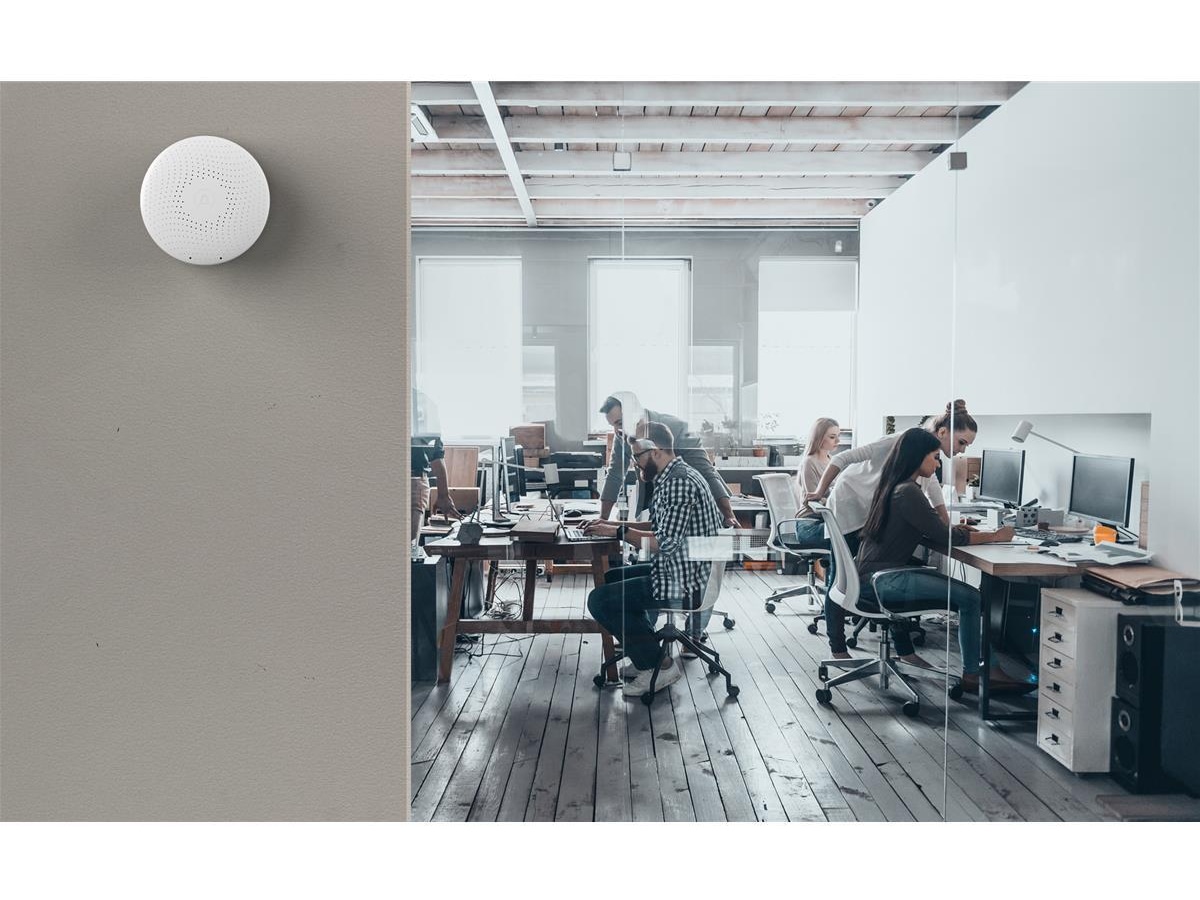 Airthings Wave Plus luftkvalitetsmåler (hvid) Luftkvalitetsmålere