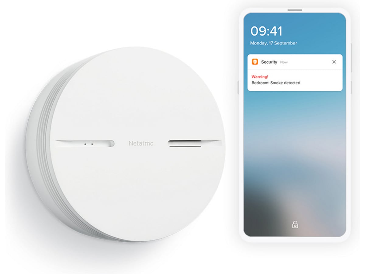 Netatmo Smart røgdetektor (hvid) Røgalarmer