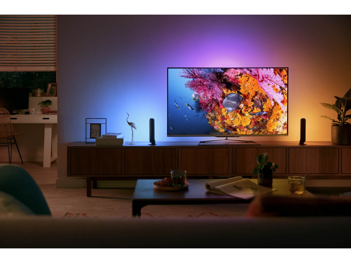 Philips Hue Play light bar 2-pak (sort) Led strips & underholdning