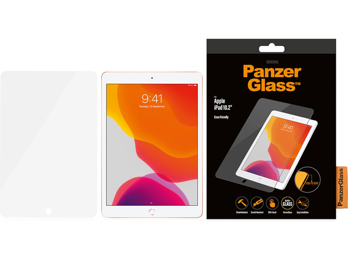 PanzerGlass iPad 10,2" (2021) Clear Glass Skærmbeskytter Skærmbeskyttelse tablet