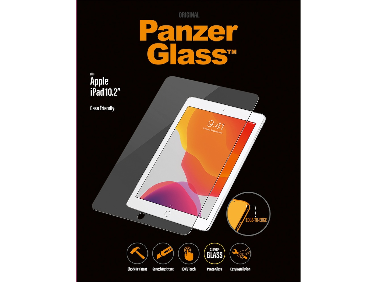 PanzerGlass iPad 10,2" (2021) Clear Glass Skærmbeskytter Skærmbeskyttelse tablet