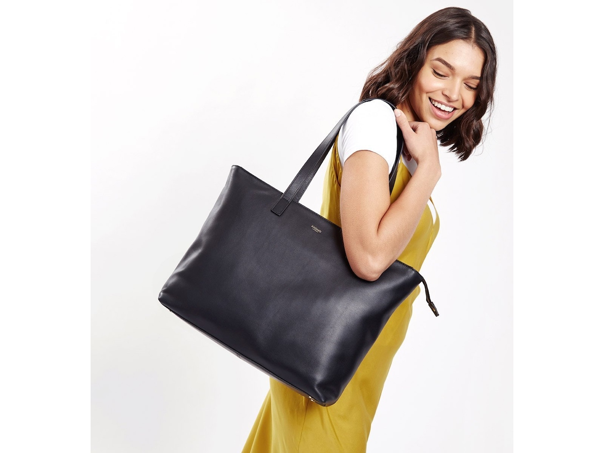 Knomo MADDOX Leather Tote Bag 15" PC taske Komplett.dk