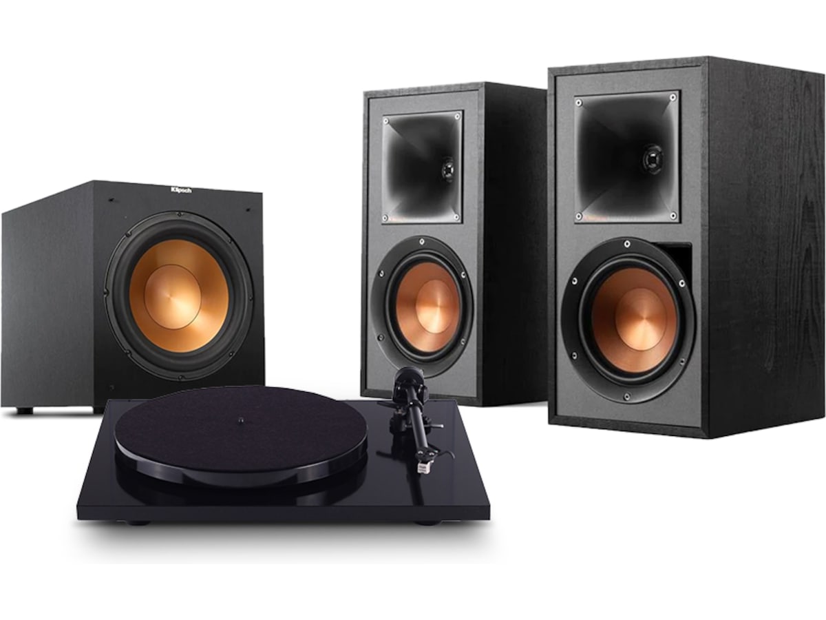 Klipsch R51PM aktive høyttalere og sub Subwoofers Komplett.dk