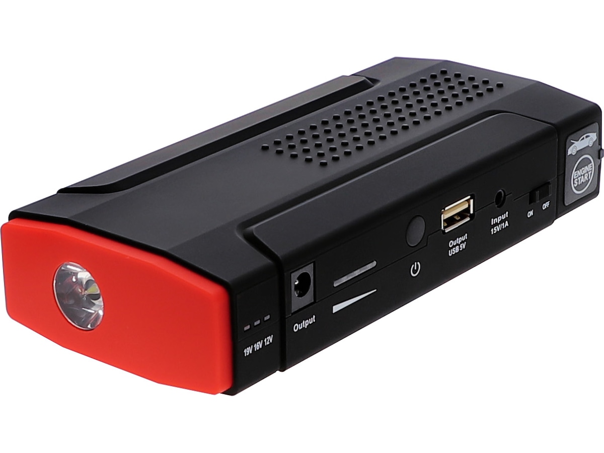 4smarts JumpStarter IGNITION (sort/rød) Powerbank Komplett.dk