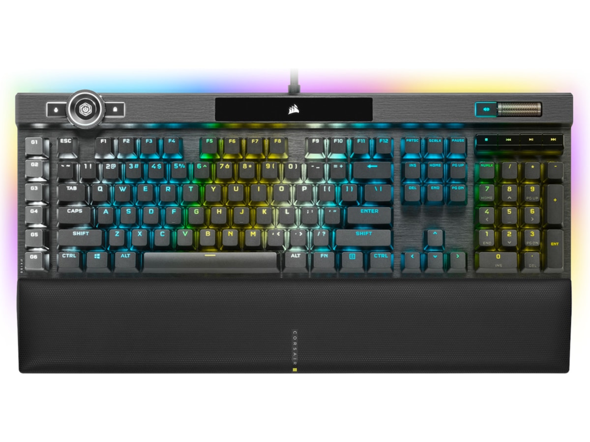CORSAIR K100 RGB Optical-Mechanical Gaming Keyboard (mørkegrå) Gamingkeyboard
