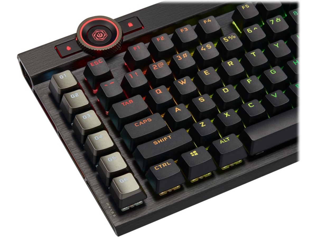 CORSAIR K100 RGB Optical-Mechanical Gaming Keyboard (mørkegrå) Gamingkeyboard