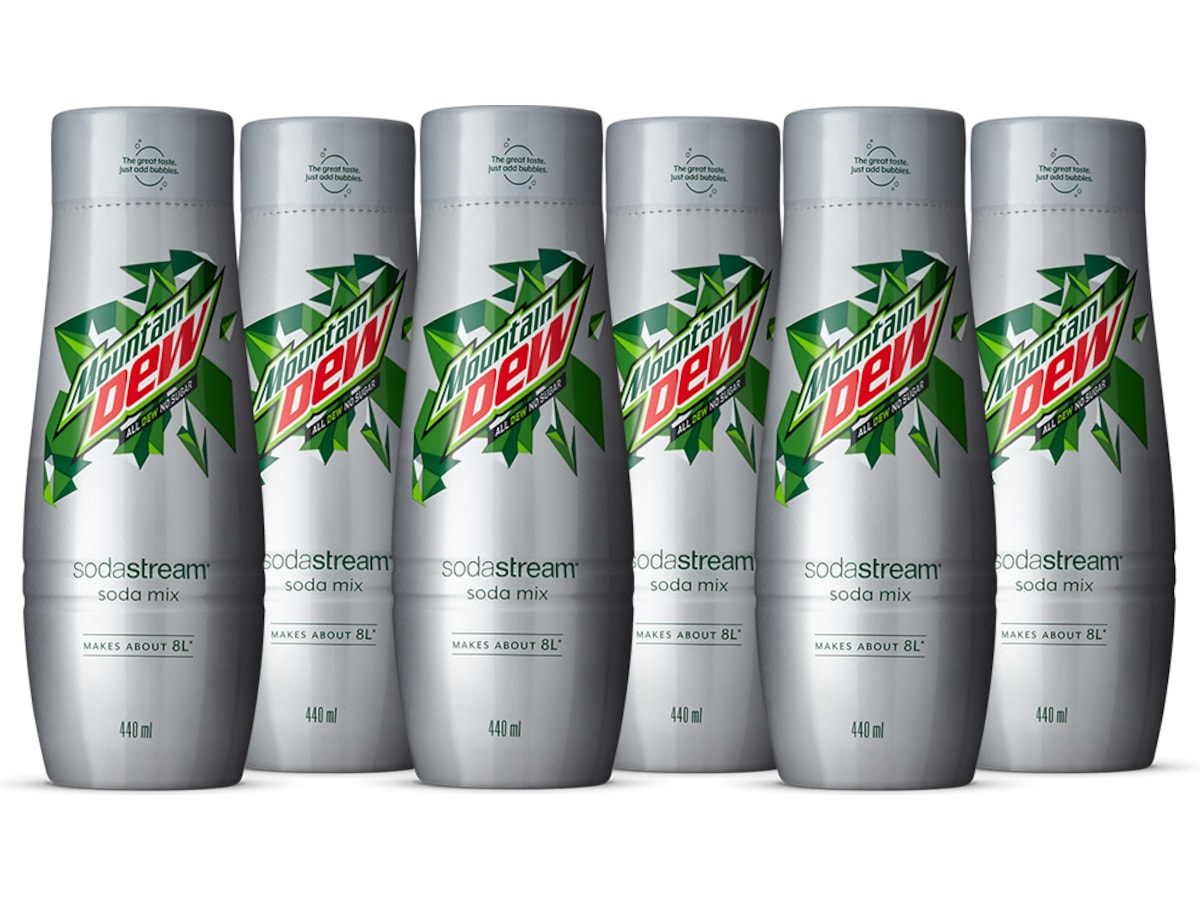Sodastream Mountain Dew Diet, 6pak Sodavandsmaskiner Komplett.dk