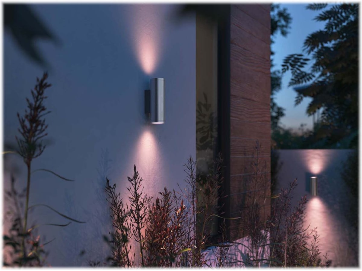 Philips Hue Appear udendørs væglampe (inox) Væglampe