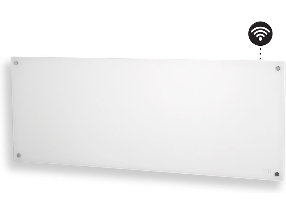 Mill Glas WiFi Gen 3 panelovn 1300W (hvid) Varmepaneler
