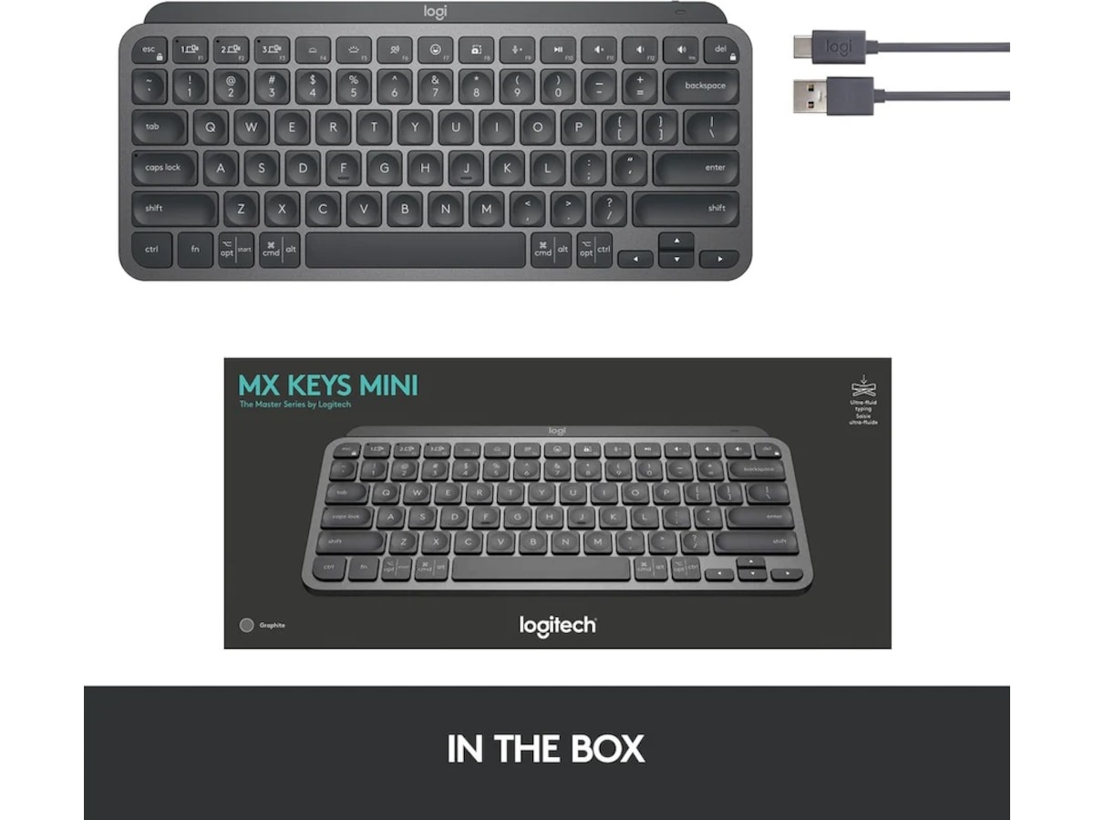 Logitech MX Keys Mini for Business - Graphite Keyboards