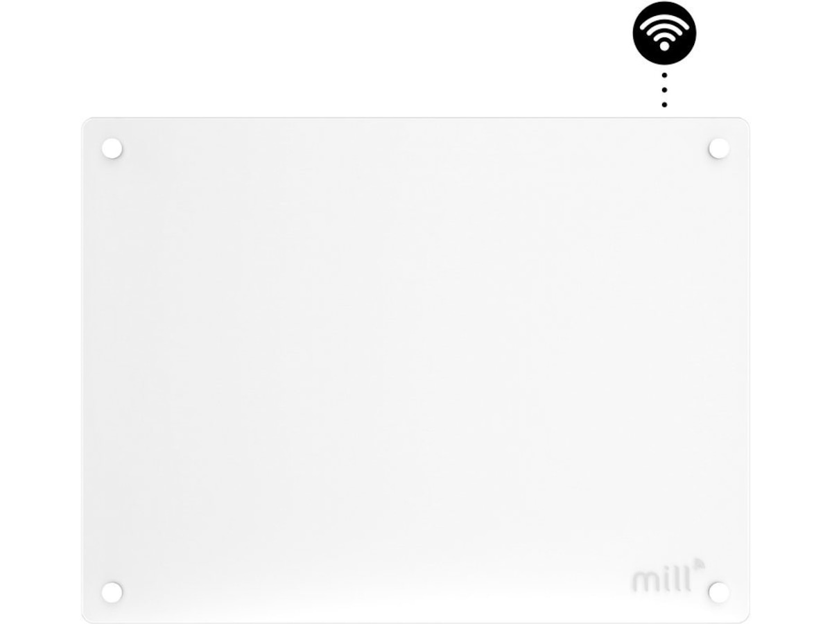 Mill Glas WiFi Gen 3 panelovn 400W  (hvid) Varmepaneler