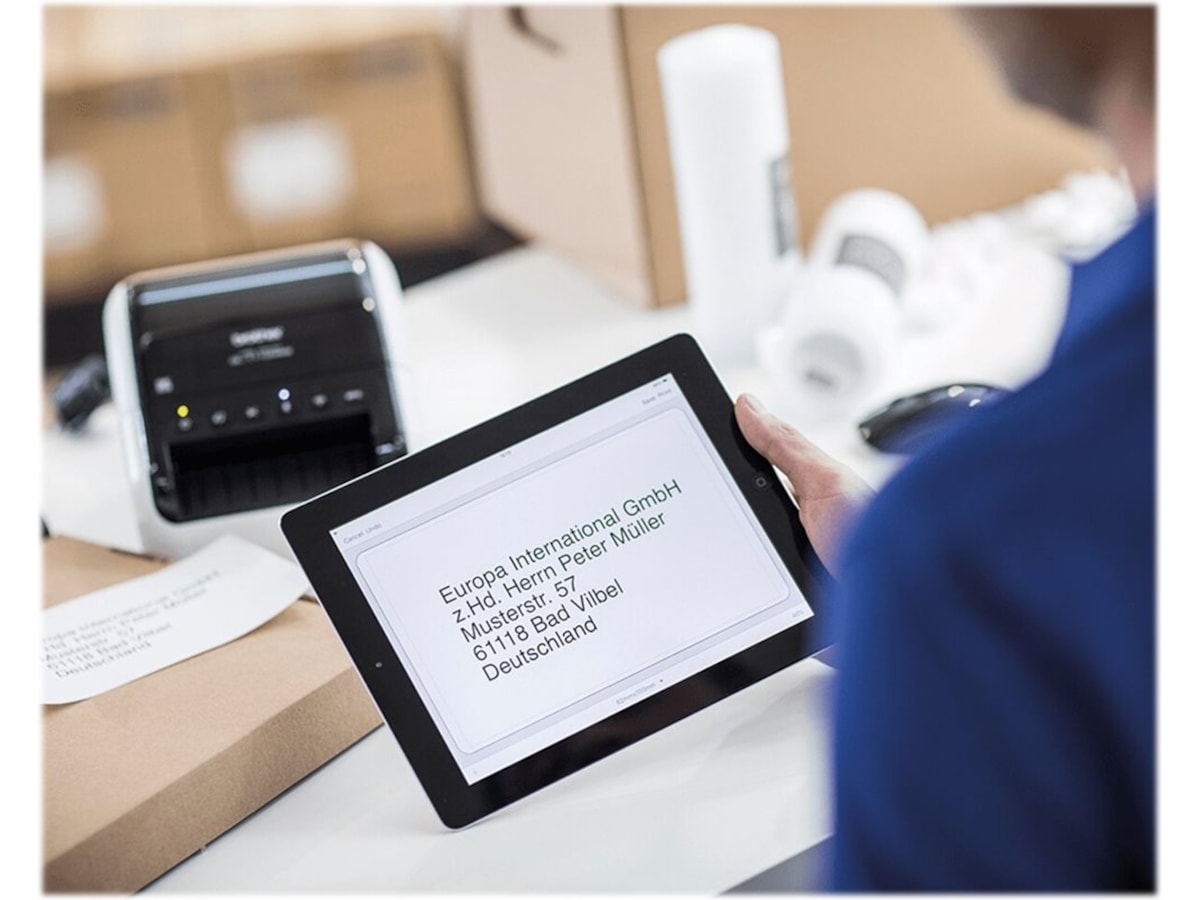 Brother Etiketprinter QL1110NWBc Etiket & labelmaskine