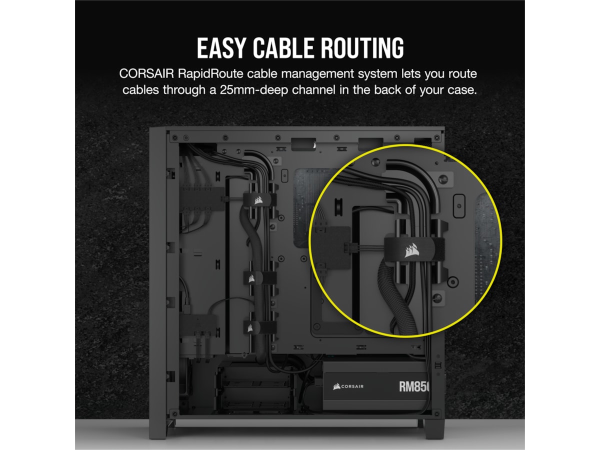 Corsair iCUE 4000D RGB Airflow Mid-Tower (sort) Midi Tower