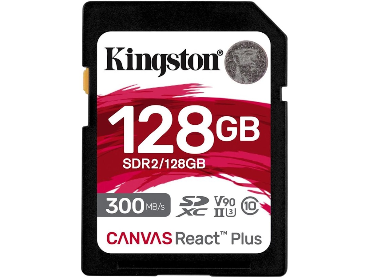 Kingston Canvas React Plus SD 128 GB Flash-hukommelse