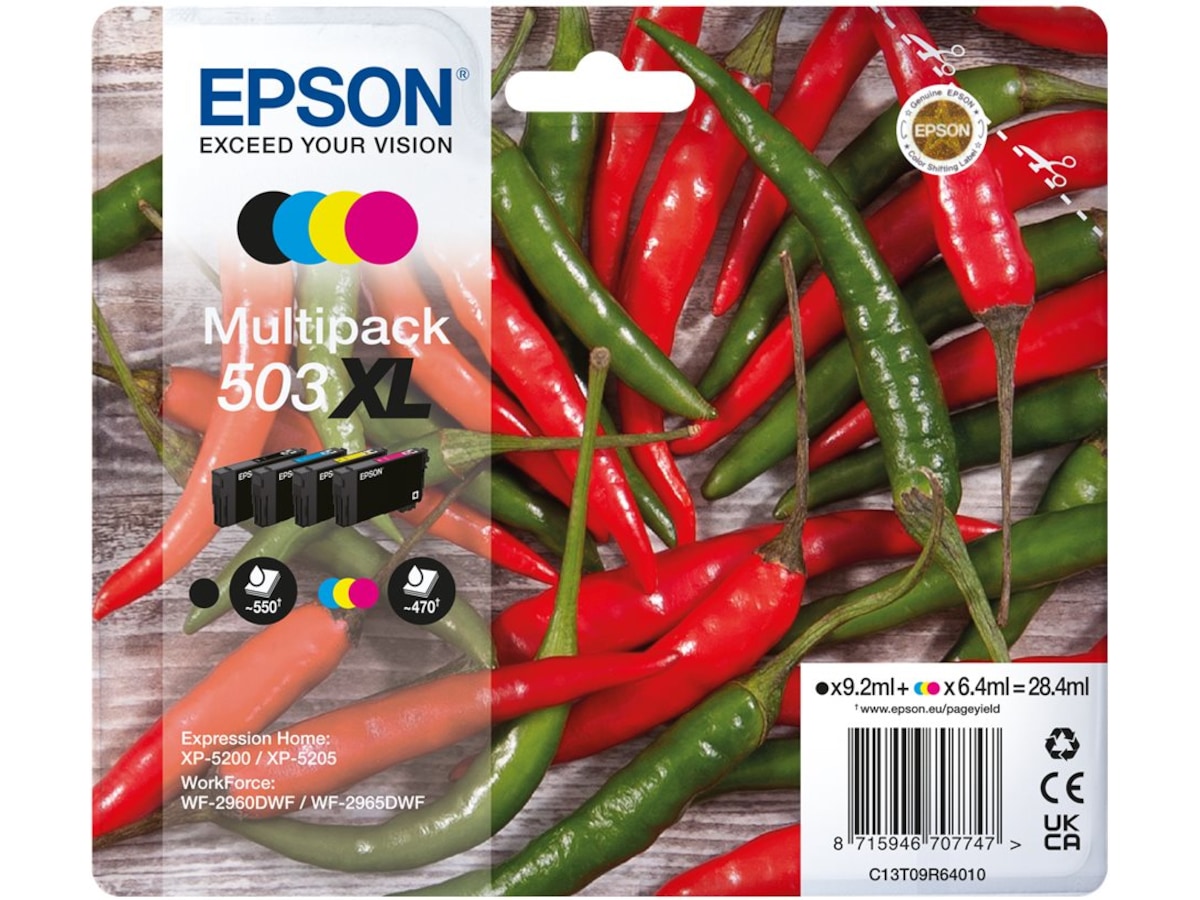 Epson blæk 503 XL multipack Blækpatroner