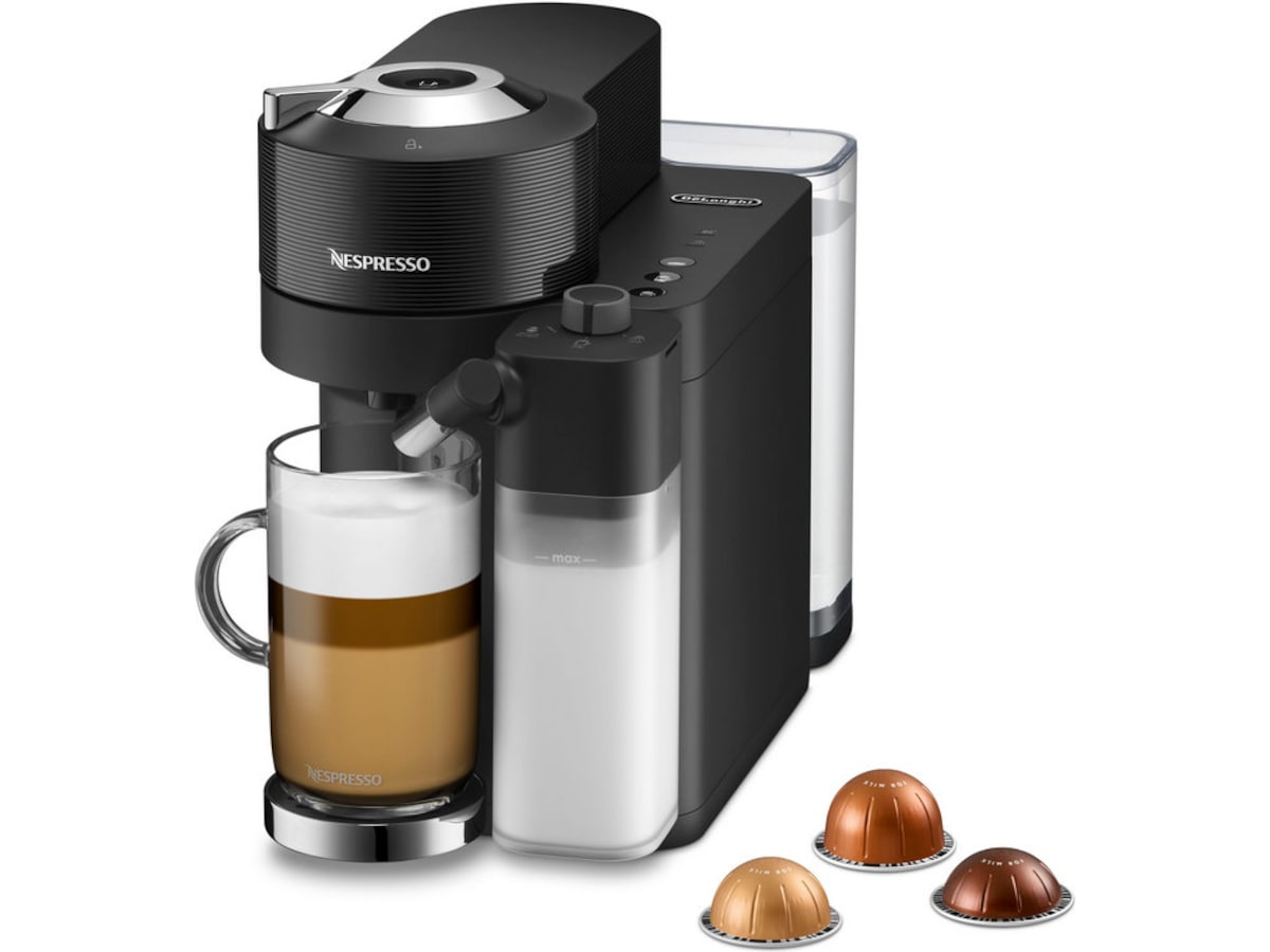 Nespresso Vertuo Lattissima by DeLonghi kapselmaskine ENV300.B (sort) Kapselmaskiner