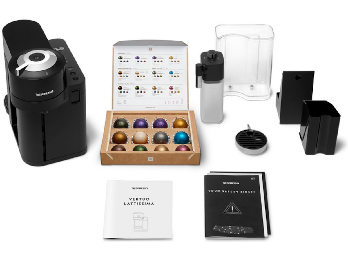 Nespresso Vertuo Lattissima by DeLonghi kapselmaskine ENV300.B (sort) Kapselmaskiner