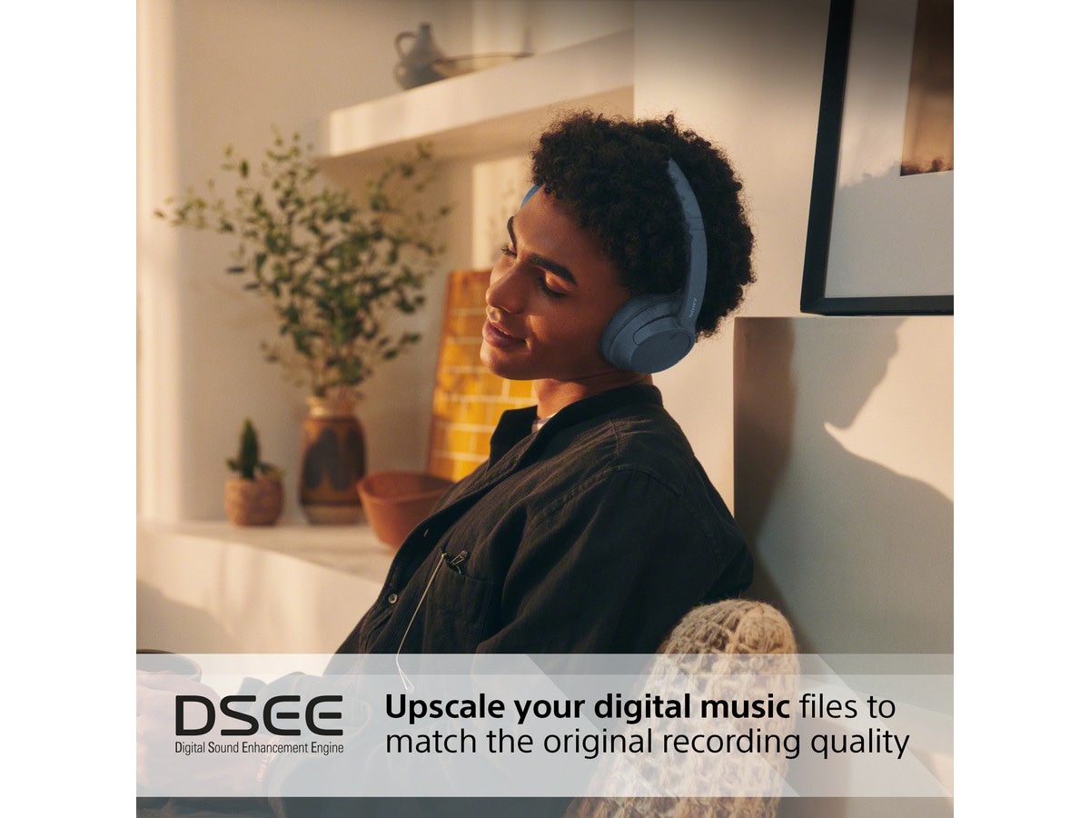 Sony WH-CH720N trådløse støjreducerende høretelefoner, Over-Ear (blå) Høretelefoner