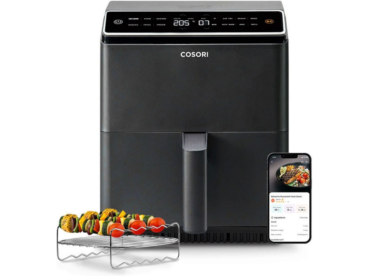 Cosori Dual Blaze Airfryer CAF-P583S-KEUR (mørkegrå) Airfryer