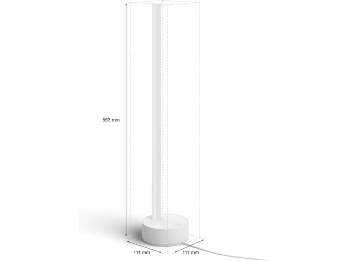 Philips Hue Gradient Signe bordlampe (hvid) 2-pack Bordlampe