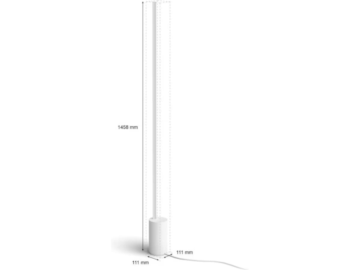 Philips Hue Gradient Signe gulvlampe (hvid) 2-pack Gulvlampe